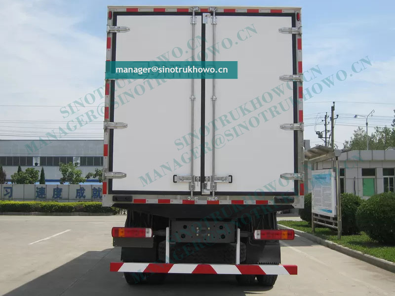 2 axle Sino Howo 10Wheels 20 Ton 30 Cubic 6x4 Refrigerator Refrigerating Container Freezer Truck-ZZ1257N4667-1