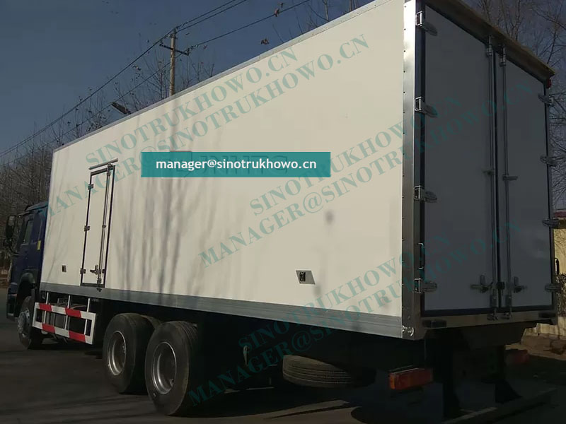 2 axle Sino Howo 10Wheels 20 Ton 30 Cubic 6x4 Refrigerator Refrigerating Container Freezer Truck-ZZ1257N4667-2