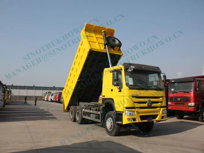 High Efficiency Heavy Duty Dump Truck Ten Wheeler Dump Truck For Construction-ZZ3257N3647A N0WA