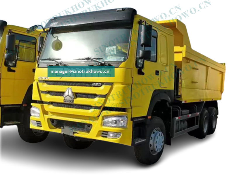 Sinotruk HOWO 6x4 Heavy Duty Dump Truck Stone Sand 10 Wheels 30 Ton 20Cubic 420hp-ZZ3257N3847A